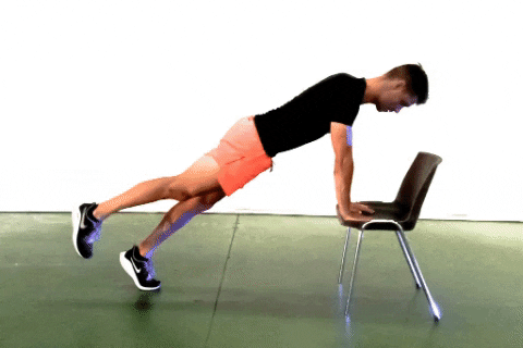 Chair glutes extension