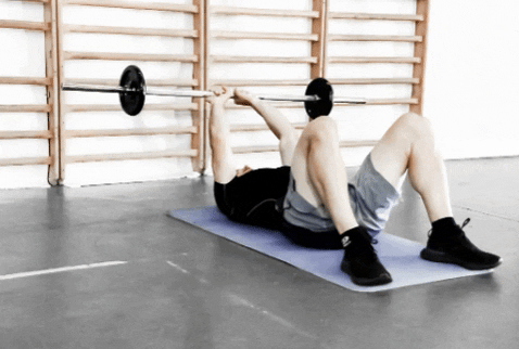 BAR rear triceps extension