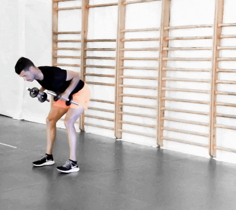 DB Bend over triceps extension